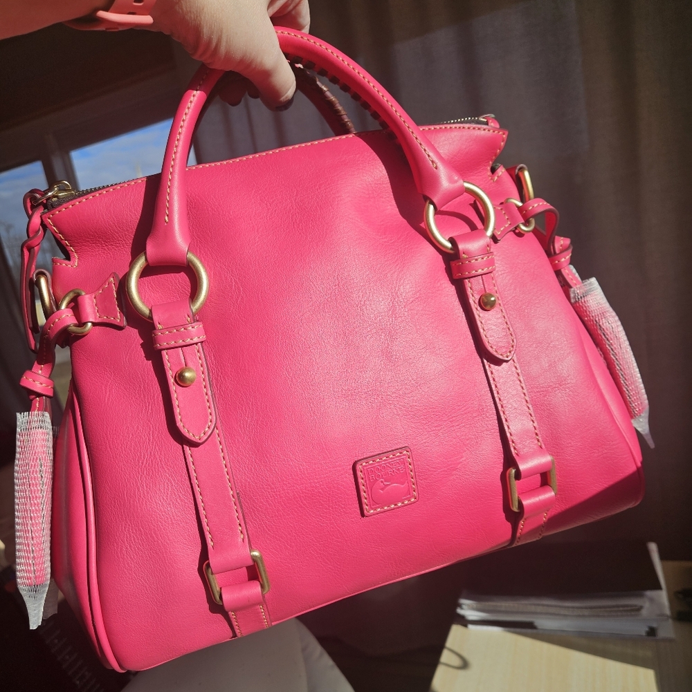 NWT Dooney & Bourke Florentine Satchel - Picture 3 of 16